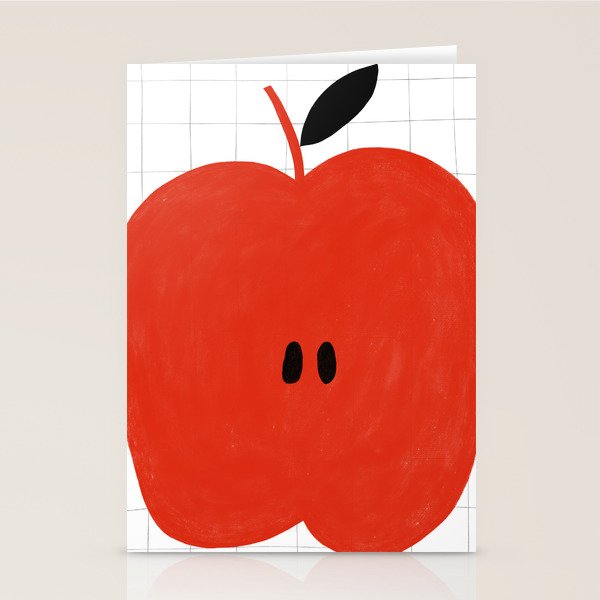 Minimal apple  Stationery Card Gallery Image 1