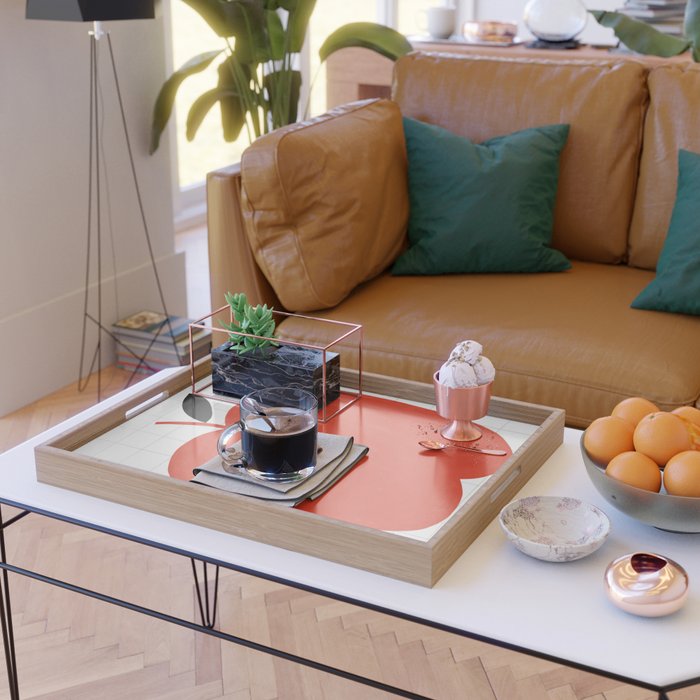 Minimal apple  Serving Tray Gallery Image 2