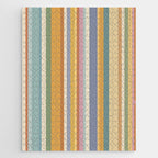 Classic Stripes VI - Vintage Pastel Jigsaw Puzzle Gallery Image 1