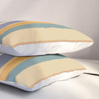 Classic Stripes VI - Vintage Pastel Pillow Sham Gallery Image 3