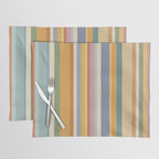 Classic Stripes VI - Vintage Pastel Placemat Gallery Image 1