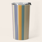 Classic Stripes VI - Vintage Pastel Travel Mug Gallery Image 2