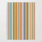 Classic Stripes VI - Vintage Pastel Poster Gallery Image 4