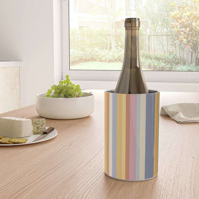 Classic Stripes VI - Vintage Pastel Wine Chiller Gallery Image 4