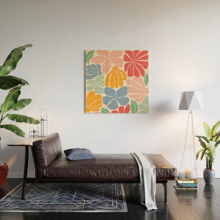Wild Bloom  Wood Wall Art Gallery Image 2