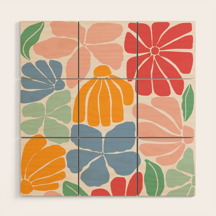 Wild Bloom  Wood Wall Art Gallery Image 1