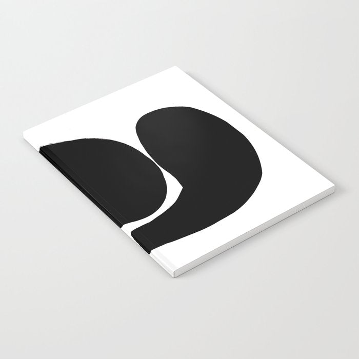 Footprints In Ink White Background Notebook Gallery Image 2