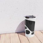 Footprints In Ink White Background Travel Mug Gallery Image 4