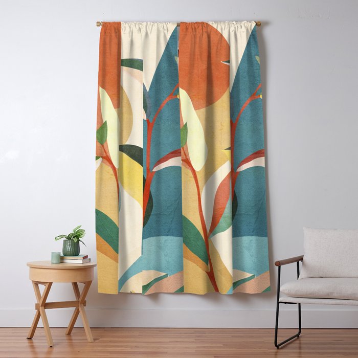 Colorful Branching Out 16 Window Curtain Gallery Image 5
