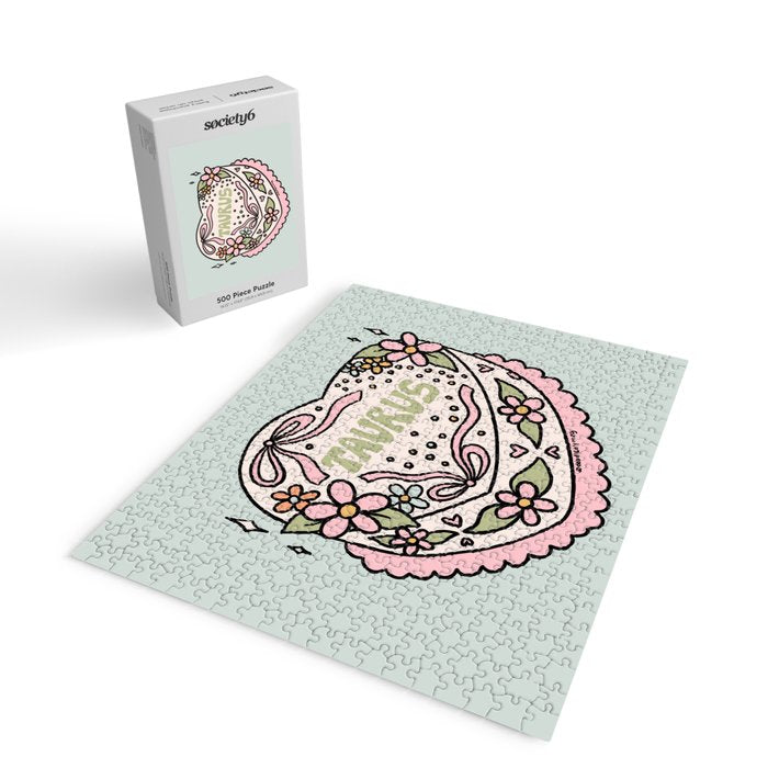 Taurus Heart Cake Jigsaw Puzzle Gallery Image 2