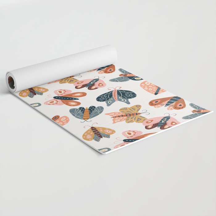 Moth Specimens â Yellow Yoga Mat Gallery Image 2