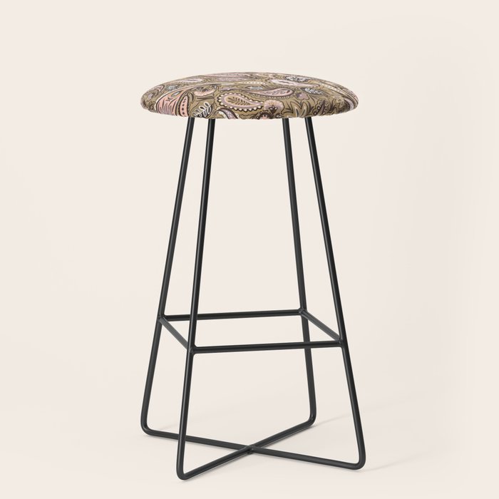 Vintage Paisley Harmony Stool Gallery Image 1
