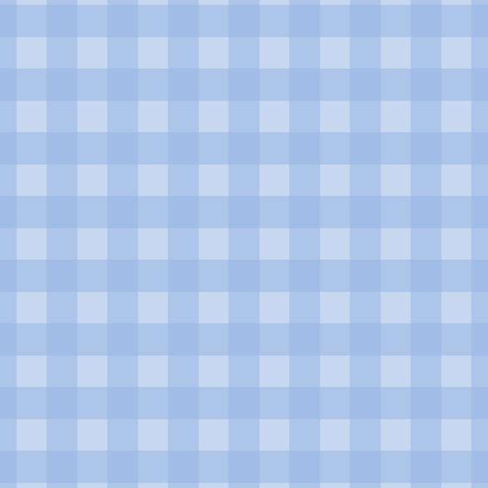 Gingham Check Pattern in Pastel Powder Blue Coffee Mug Gallery Image 2