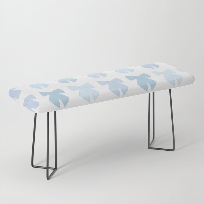 Blue Bows Preppy Coquette Bench Gallery Image 1