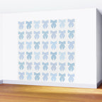 Blue Bows Preppy Coquette Wall Mural Gallery Image 2