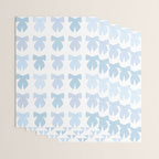 Blue Bows Preppy Coquette Wrapping Paper Gallery Image 3