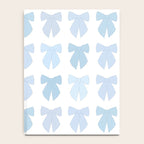 Blue Bows Preppy Coquette Notebook Gallery Image 4