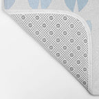 Blue Bows Preppy Coquette Bath Mat Gallery Image 2
