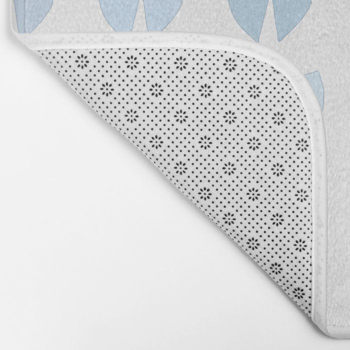 Blue Bows Preppy Coquette Bath Mat Gallery Image 2
