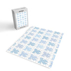 Blue Bows Preppy Coquette Jigsaw Puzzle Gallery Image 2
