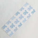 Blue Bows Preppy Coquette Yoga Mat Gallery Image 1