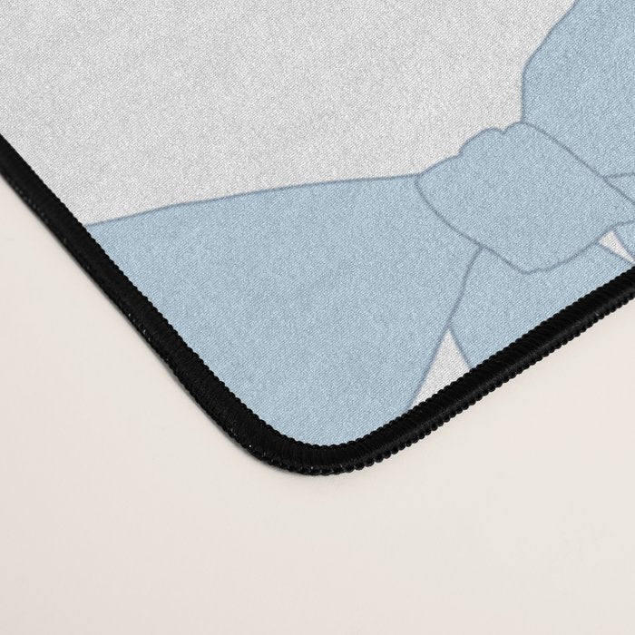 Blue Bows Preppy Coquette Desk Mat Gallery Image 4