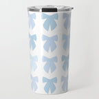 Blue Bows Preppy Coquette Travel Mug Gallery Image 1