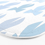Blue Bows Preppy Coquette Bath Mat Gallery Image 3