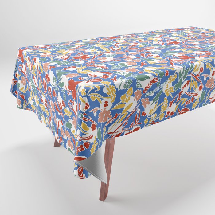Wild colorful flowery meadow B Tablecloth Gallery Image 1