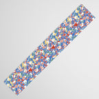 Wild colorful flowery meadow B Table Runner Gallery Image 3