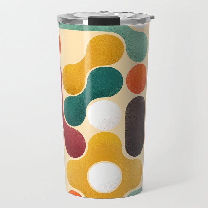 Color pops - mid century style  Travel Mug Gallery Image 1