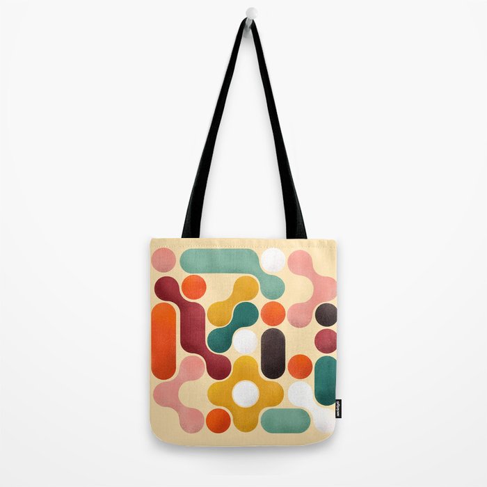 Color pops - mid century style  Tote Bag Gallery Image 2