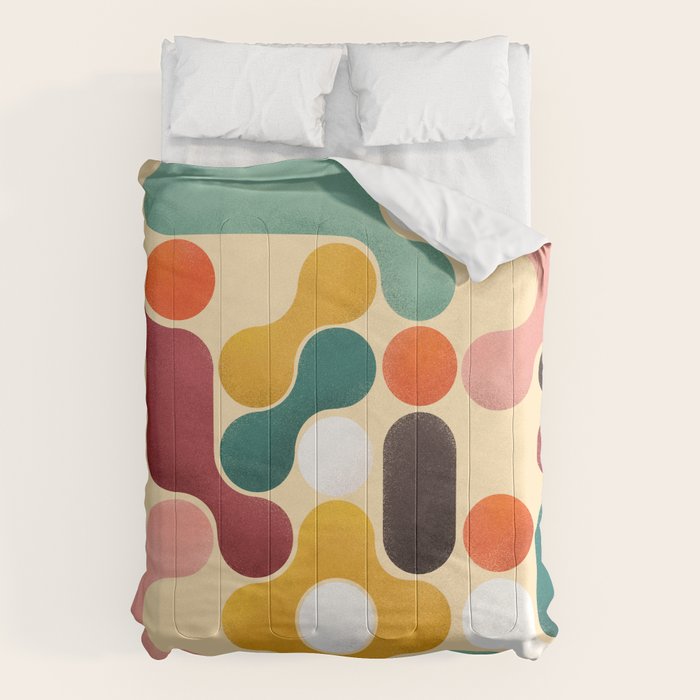 Color pops - mid century style  Comforter Gallery Image 6