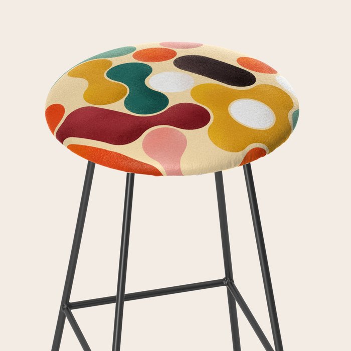 Color pops - mid century style  Stool Gallery Image 2