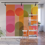 Ping Pong - brights Wall Mural Gallery Image 1