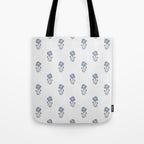 Hydrangea Block Print Tote Bag Gallery Image 1