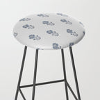 Hydrangea Block Print Stool Gallery Image 2