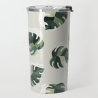 Cat and Plant Pattern 3 Travel Mug Gallery Image 2