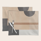 Mid Century Abstract Geometric 8 Placemat Gallery Image 1