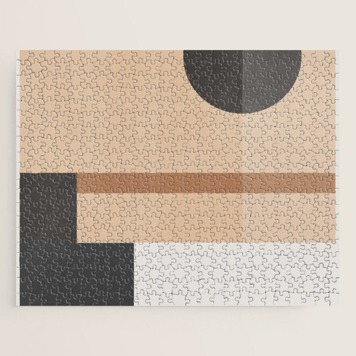 Mid Century Abstract Geometric 8 Jigsaw Puzzle Gallery Image 1