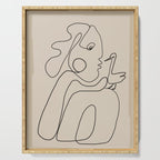 Gentle Abstract Line 5 Serving Tray Gallery Image 1