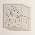 Gentle Abstract Line 5 Wrapping Paper Gallery Image 3