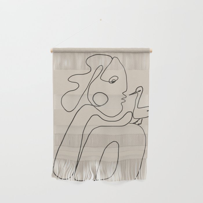 Gentle Abstract Line 5 Wall Hanging Gallery Image 1