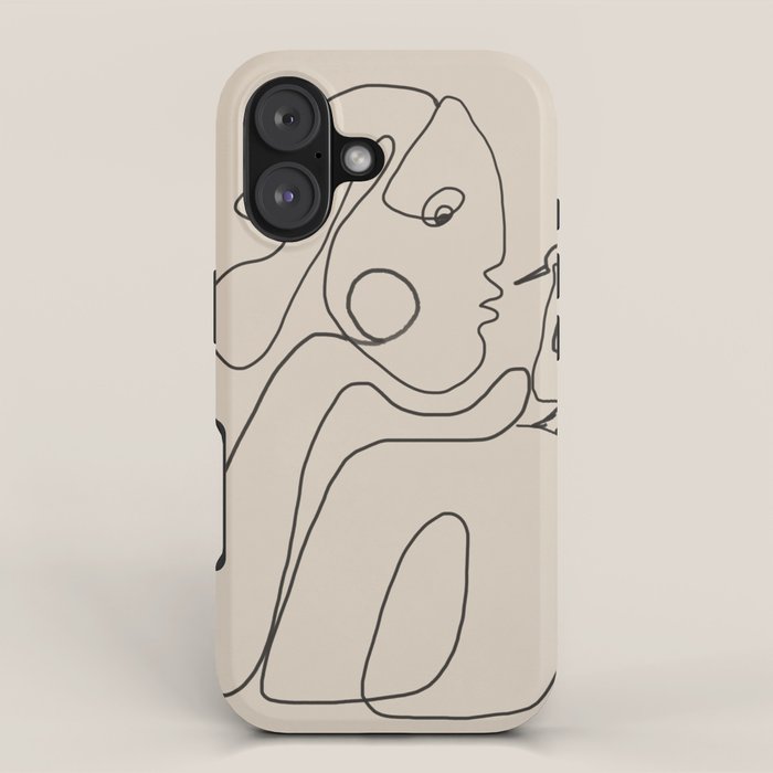 Gentle Abstract Line 5 iPhone Case Gallery Image 1