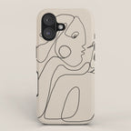 Gentle Abstract Line 5 iPhone Case Gallery Image 1