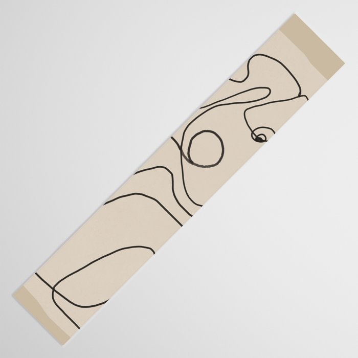 Gentle Abstract Line 5 Table Runner Gallery Image 3