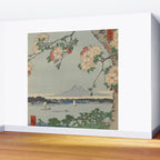 Cherry Blossoms on Spring River Ukiyo-e Japanese Art Wall Mural Gallery Image 2
