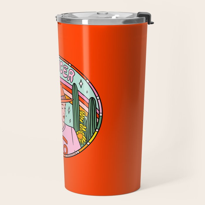 Cancer Cowgirl Travel Mug Gallery Image 2