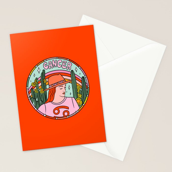 Cancer Cowgirl Stationery Card Gallery Image 2