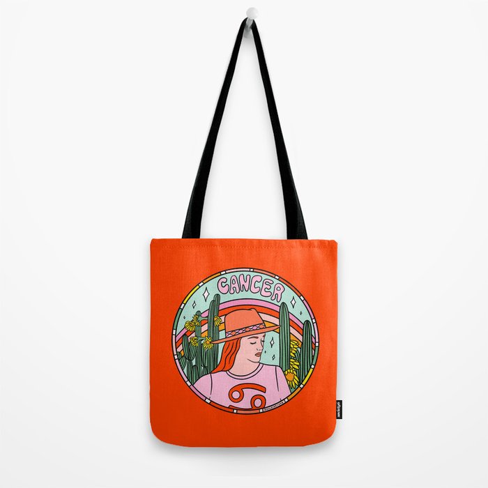 Cancer Cowgirl Tote Bag Gallery Image 2